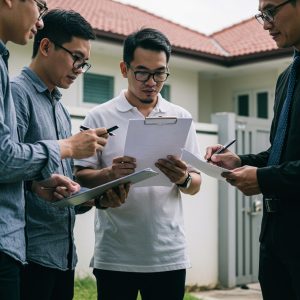 Zonlelong site Visit - A professional team conducting